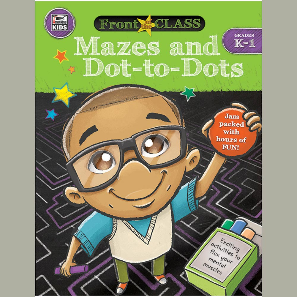CD-704996 - Mazes And Dot-To-Dots Gr K-1 in Art Activity Books