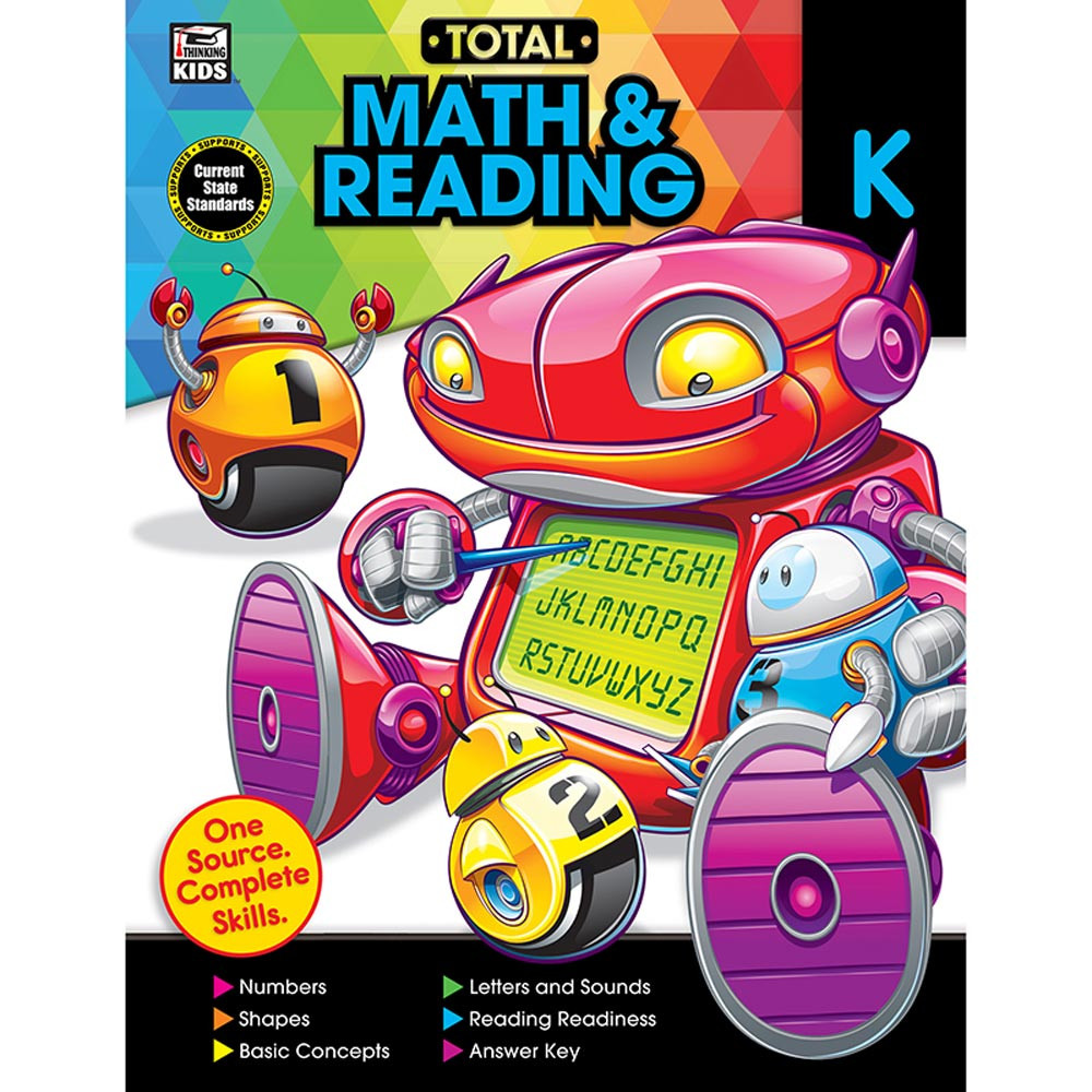 CD-705122 - Total Math And Reading Wb Gr K in Cross-curriculum Resources