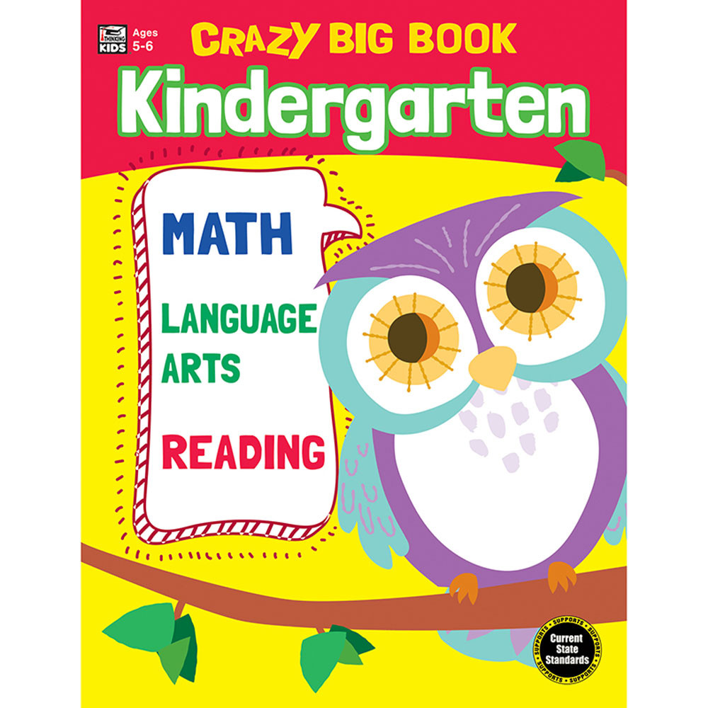 CD-705201 - Crazy Big Book Grade K in Word Skills