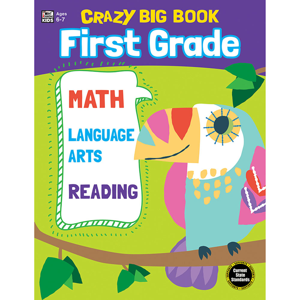 CD-705202 - Crazy Big Book Grade 1 in Word Skills