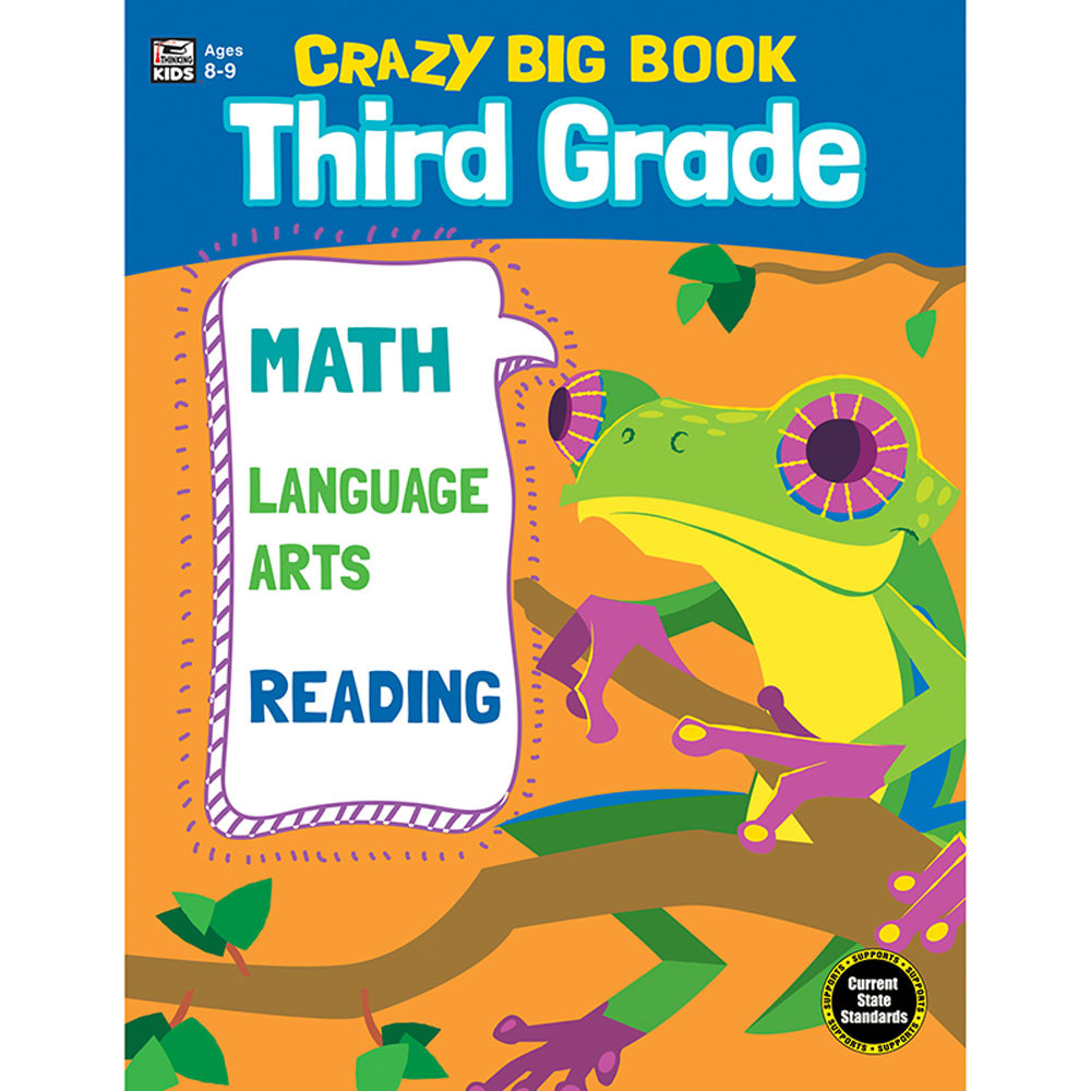CD-705204 - Crazy Big Book Grade 3 in Word Skills