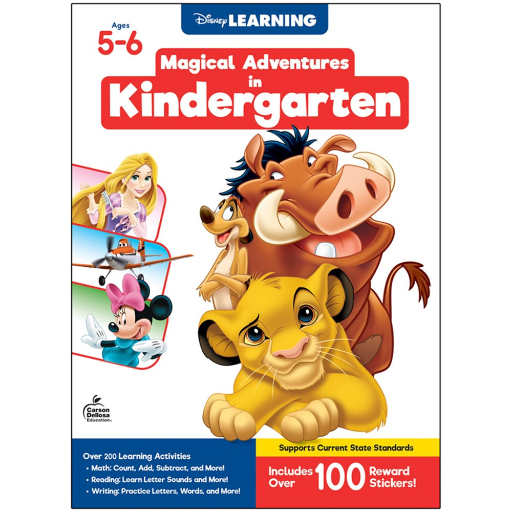Magical Adventures in Kindergarten Workbook, Grade K, Paperback - CD-705370 | Carson Dellosa Education | Classroom Activities