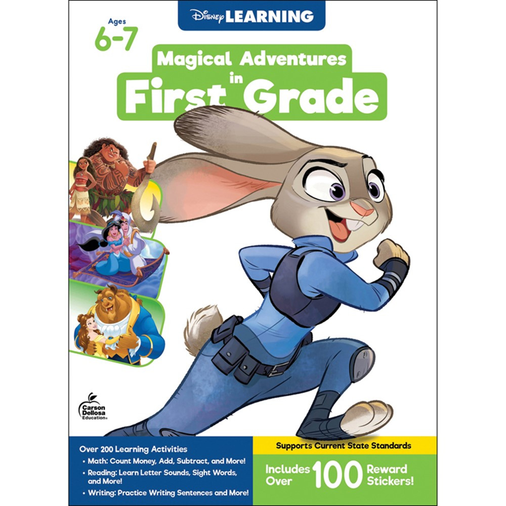 Magical Adventures in First Grade Workbook, Grade 1, Paperback - CD-705371 | Carson Dellosa Education | Classroom Activities