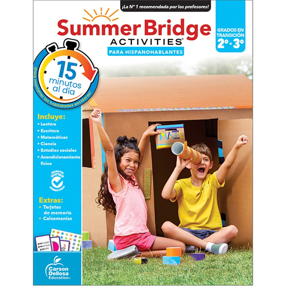 Summer Bridge Activities Spanish, Grade 2-3 - CD-705435 | Carson Dellosa Education | Skill Builders