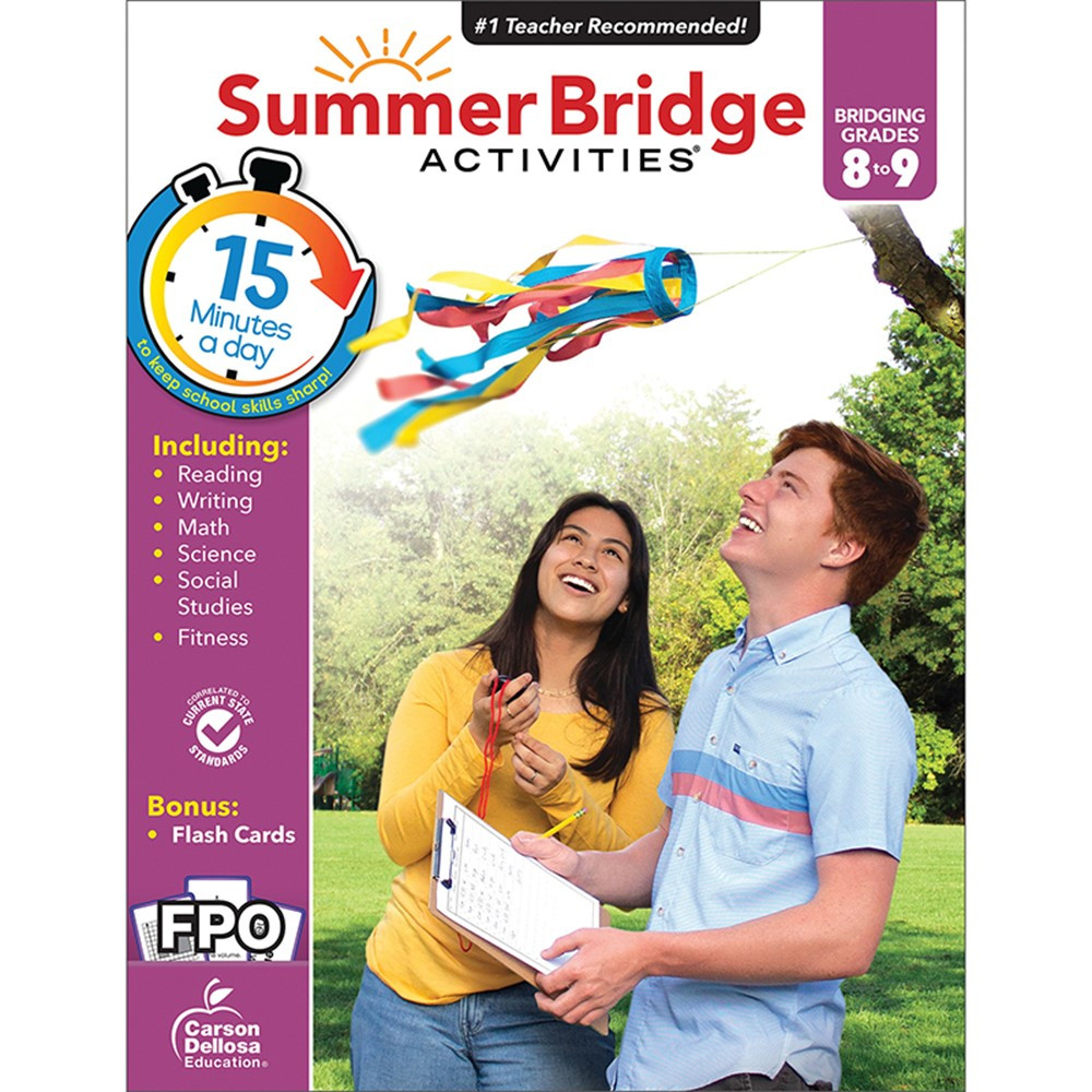 Summer Bridge Activities, Grades 8-9 - CD-705457 | Carson Dellosa Education | Skill Builders