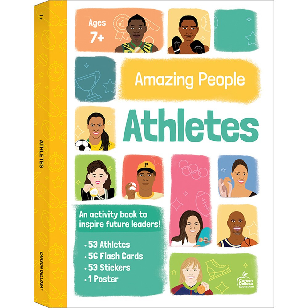 Amazing People: Athletes Activity Book - CD-705463 | Carson Dellosa Education | History
