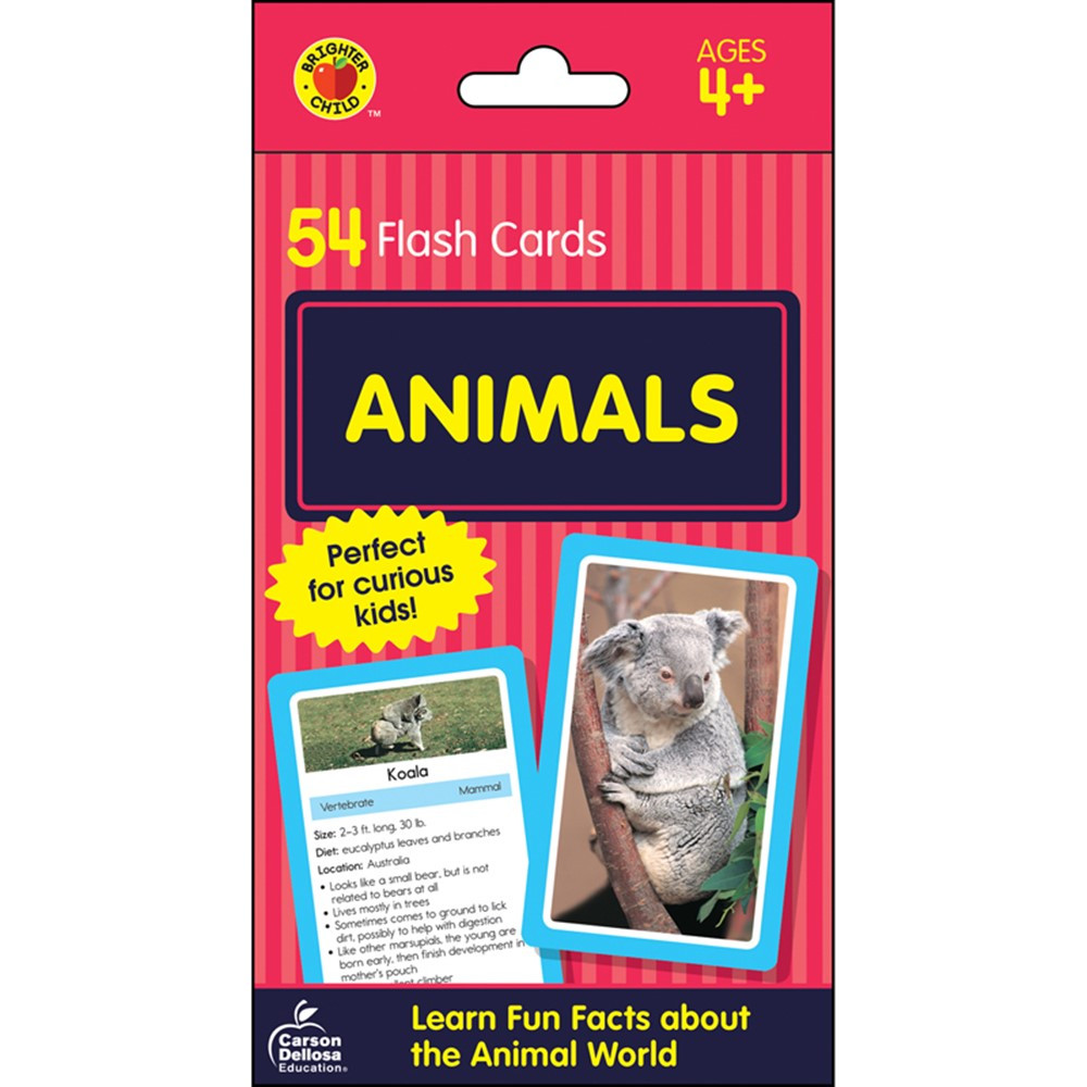 Animals Flash Cards - CD-734090 | Carson Dellosa Education | Animal Studies