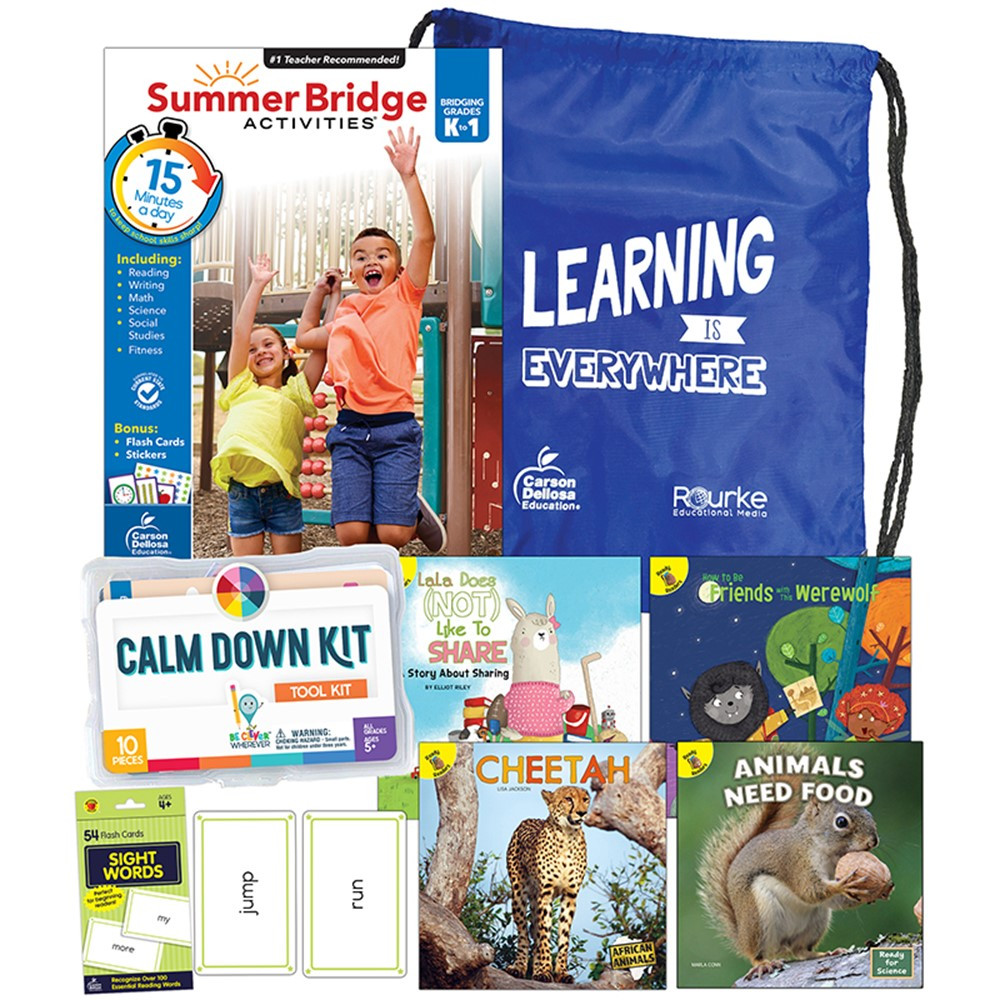 Essentials Backpack, Grades K-1 - CD-745382 | Carson Dellosa Education | Skill Builders