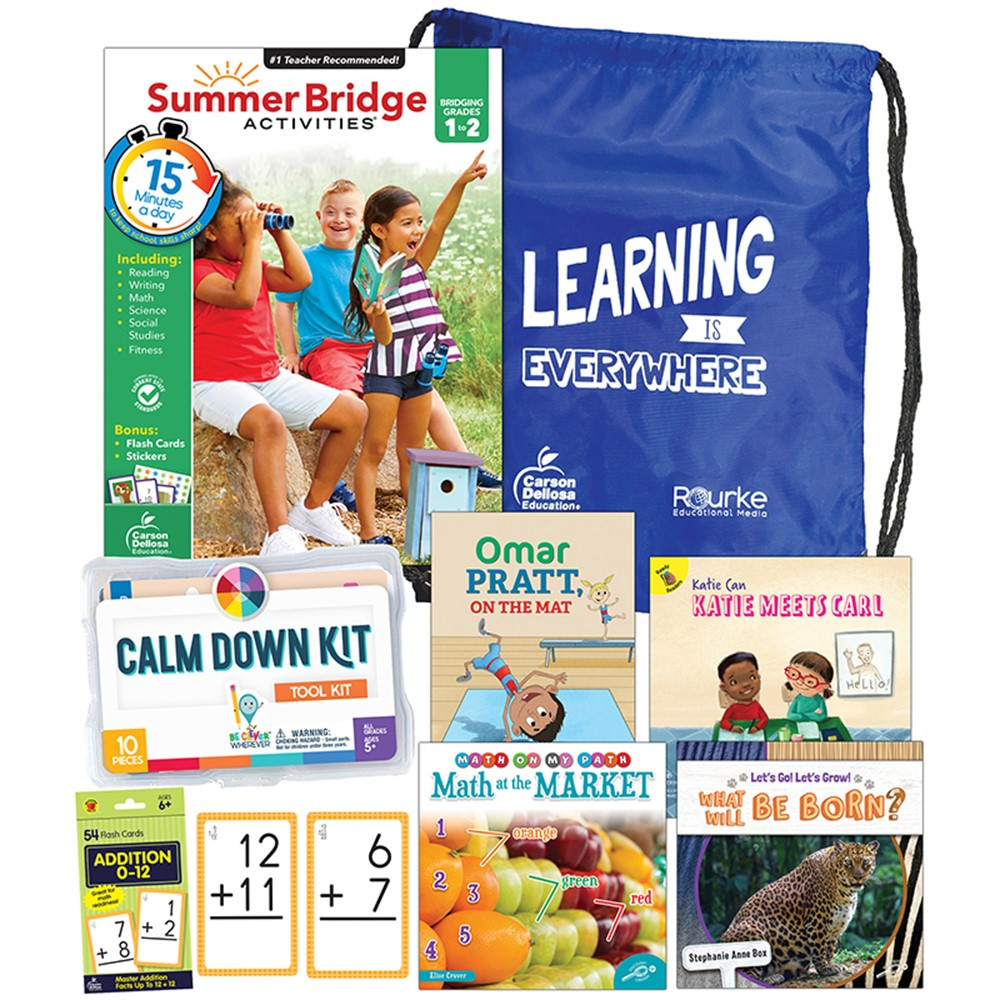 Essentials Backpack, Grades 1-2 - CD-745383 | Carson Dellosa Education | Skill Builders