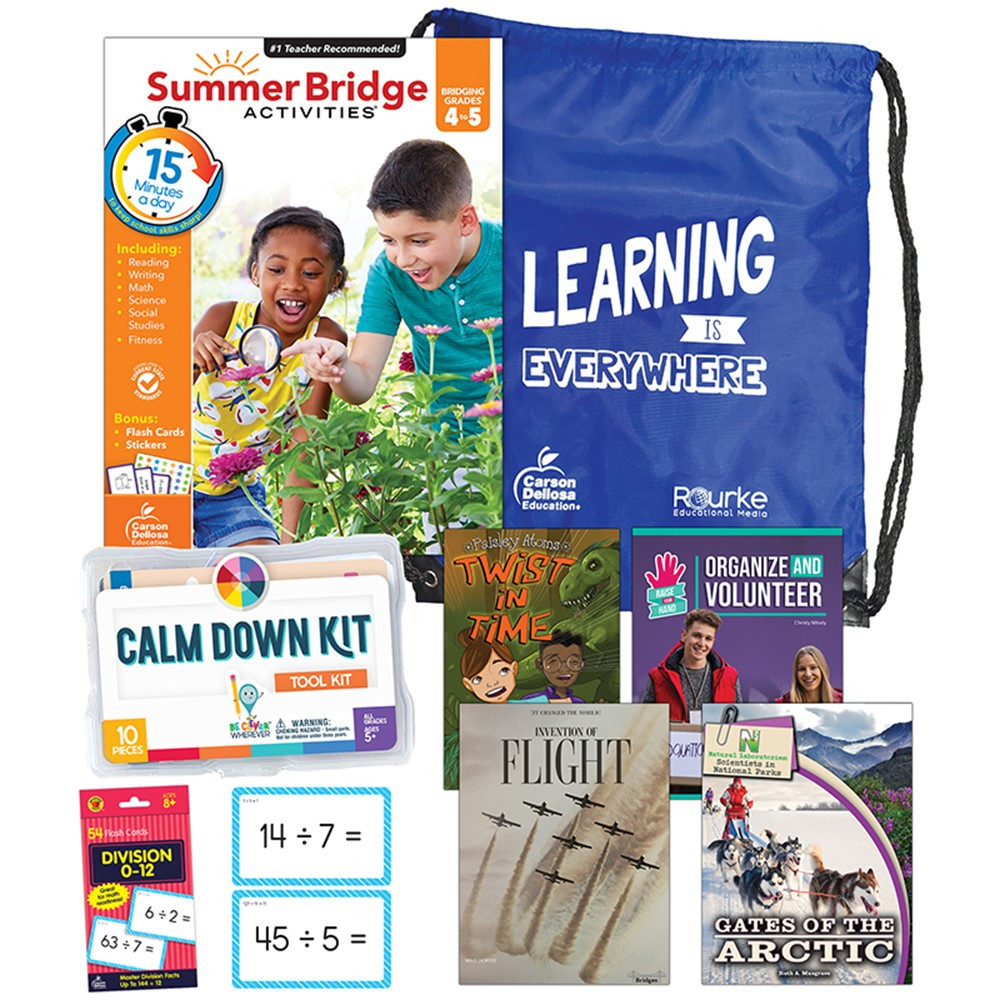 Essentials Backpack, Grades 4-5 - CD-745386 | Carson Dellosa Education | Skill Builders