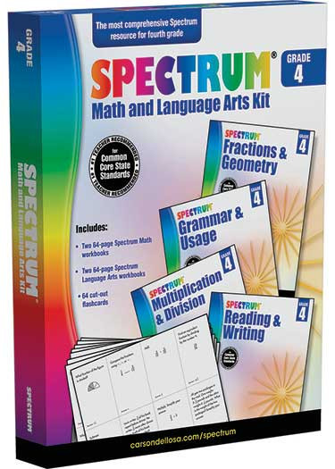 CD-746003 - Gr 4 Spectrum Math And Language Arts Kit in Cross-curriculum Resources