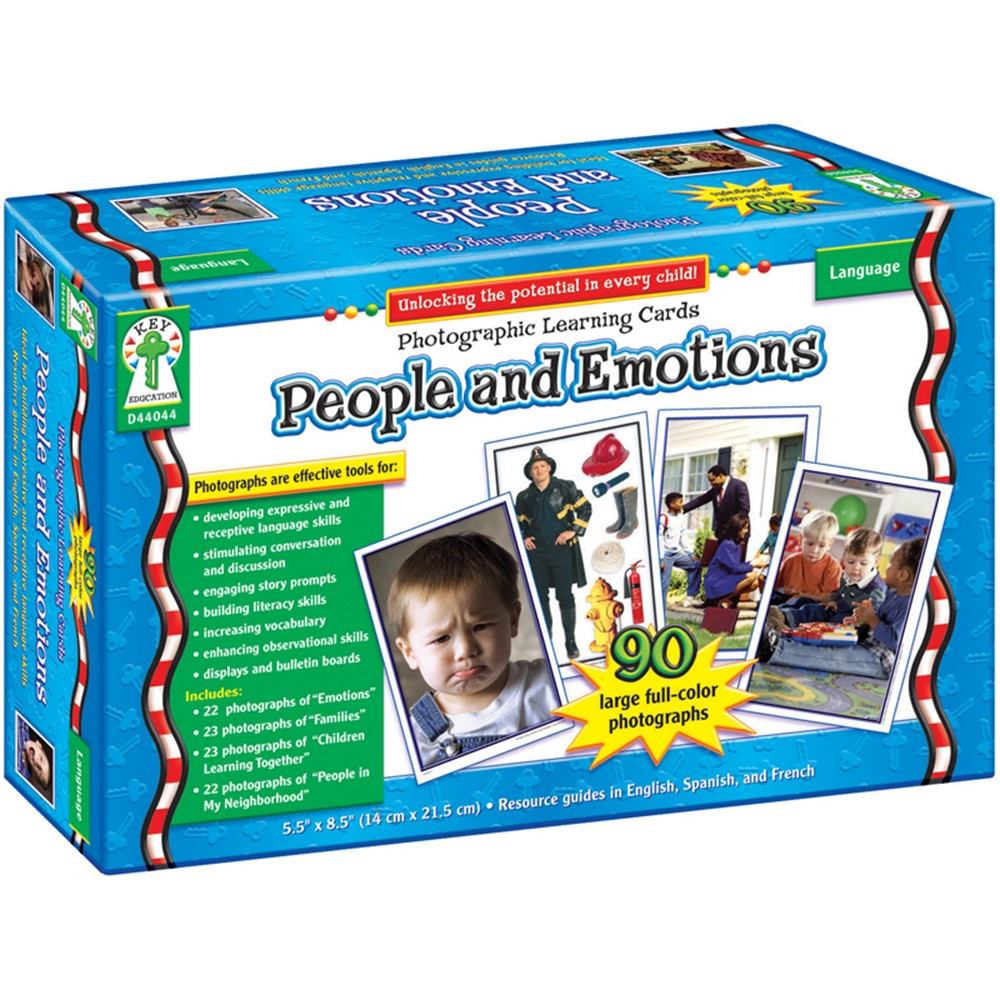 CD-D44044 - People And Emotions Learning Card Set in Cross-curriculum Resources