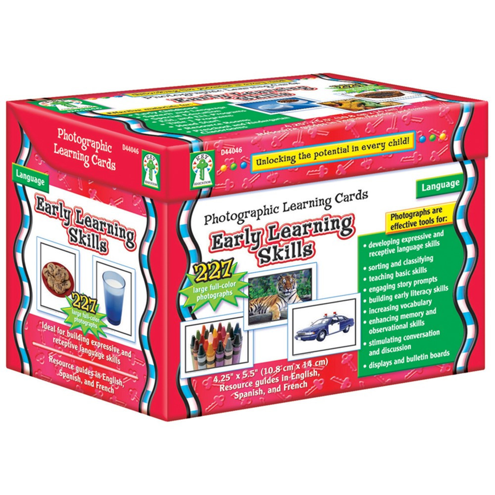 CD-D44046 - Early Learning Skills Learning Cards Set in Skill Builders
