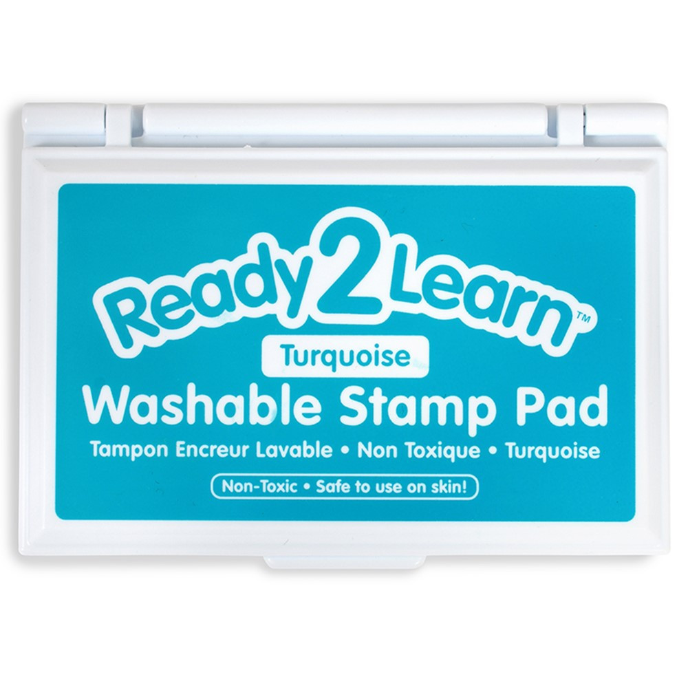 Washable Stamp Pad, Turquoise - CE-10048 | Learning Advantage | Stamps & Stamp Pads