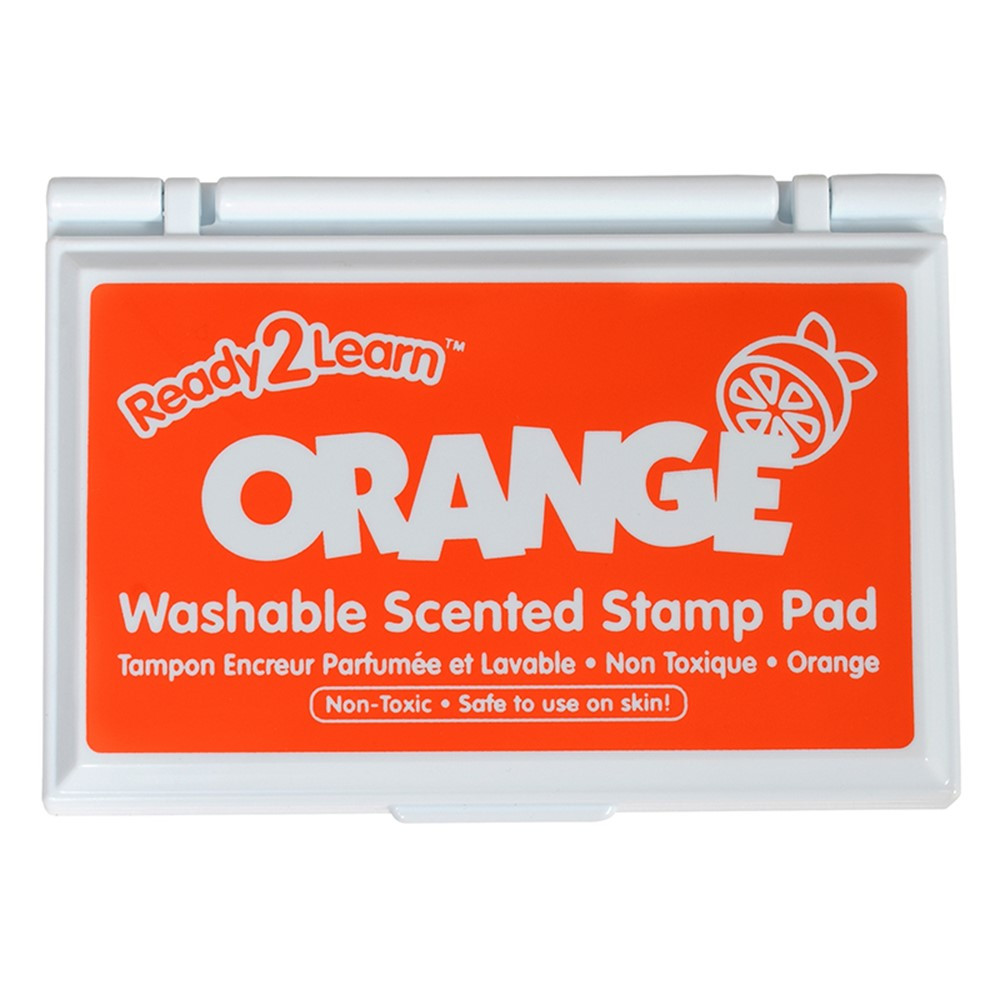 Washable Stamp Pad, Orange Scented, Orange - CE-10079 | Learning Advantage | Stamps & Stamp Pads