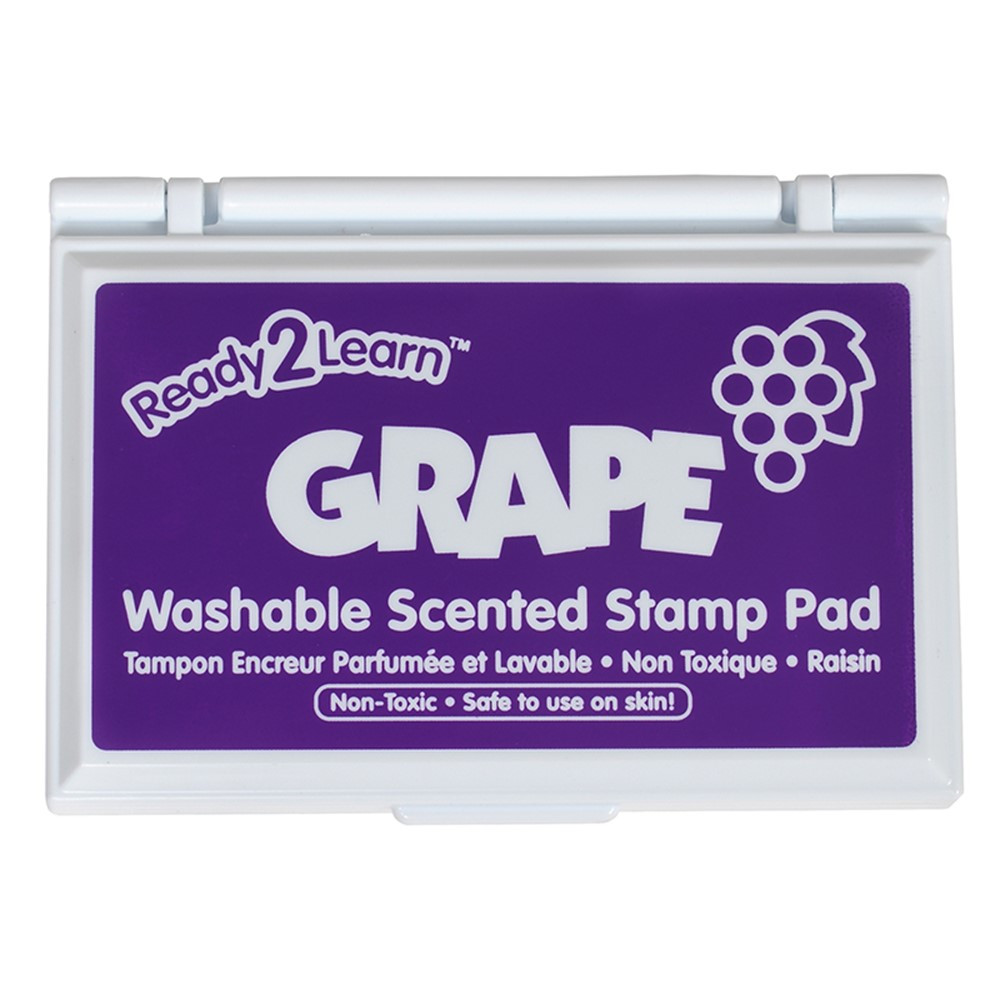Washable Stamp Pad, Grape Scented, Purple - CE-10081 | Learning Advantage | Stamps & Stamp Pads