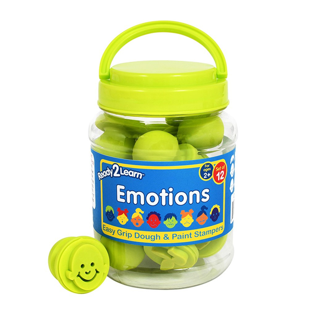 Easy Grip Stampers - Emotions - CE-10113 | Learning Advantage | Stamps