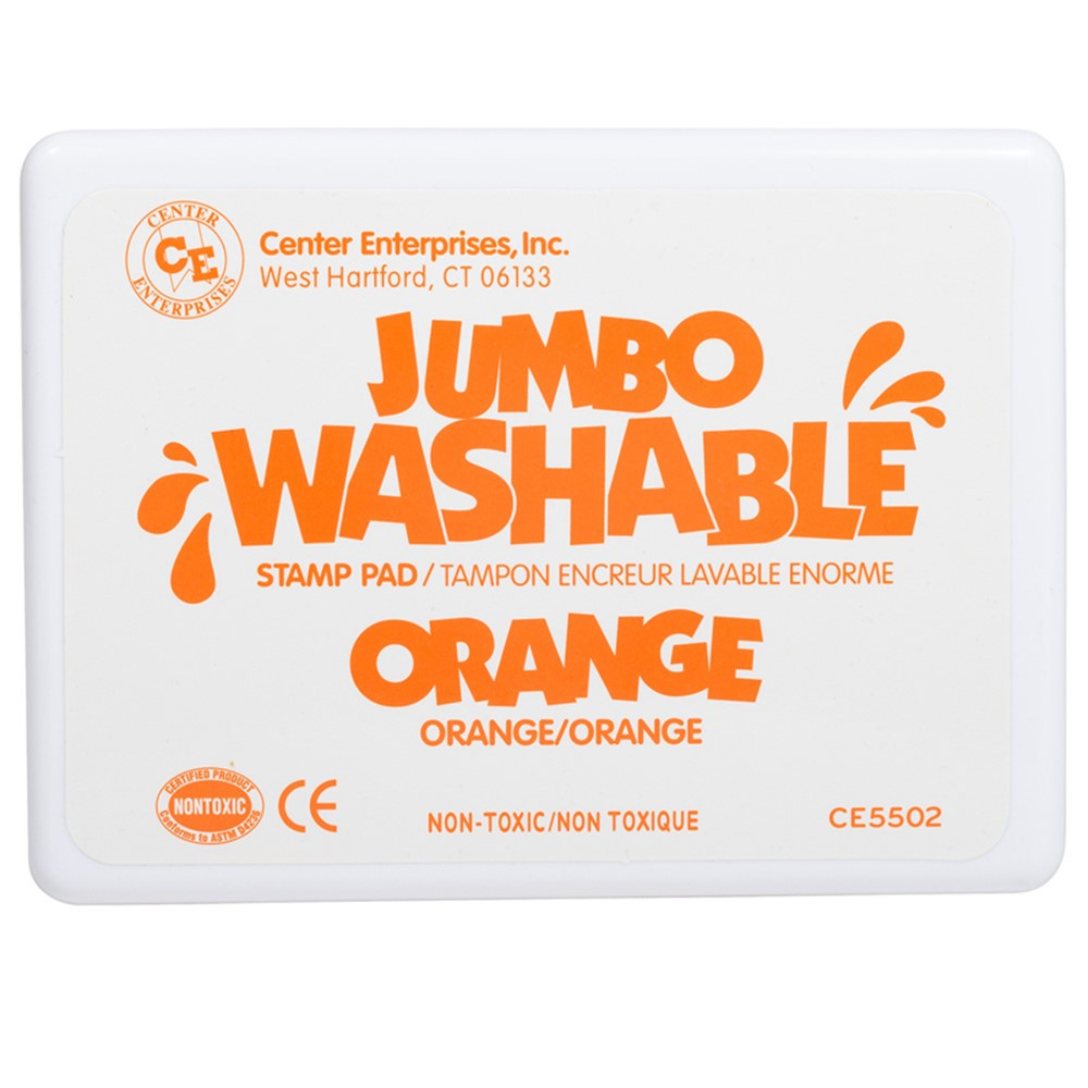 CE-5502 - Jumbo Stamp Pad Orange Washable in Stamps & Stamp Pads