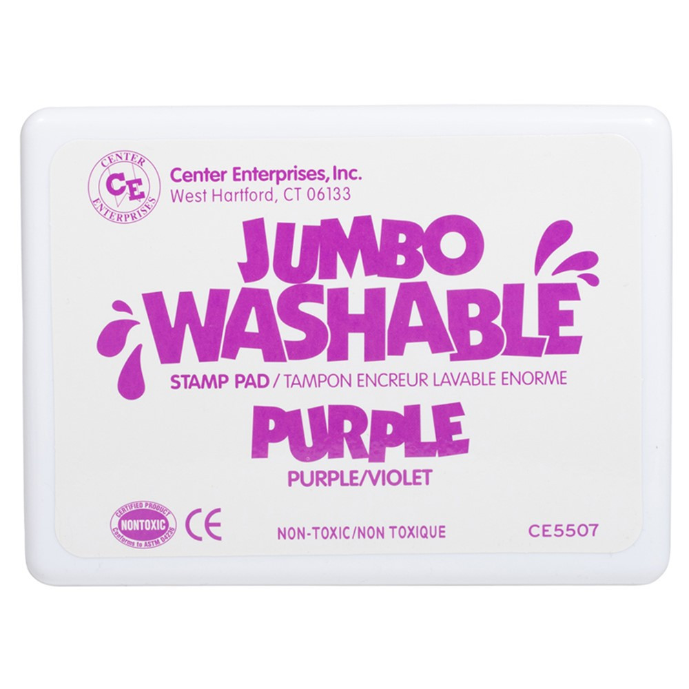 CE-5507 - Jumbo Stamp Pad Purple Washable in Stamps & Stamp Pads