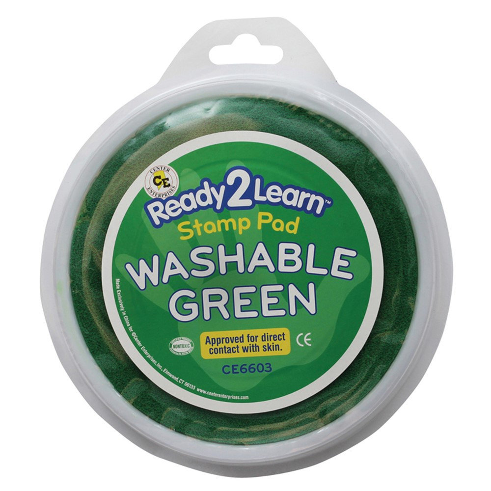 CE-6603 - Jumbo Circular Washable Pads Green Single in Paint