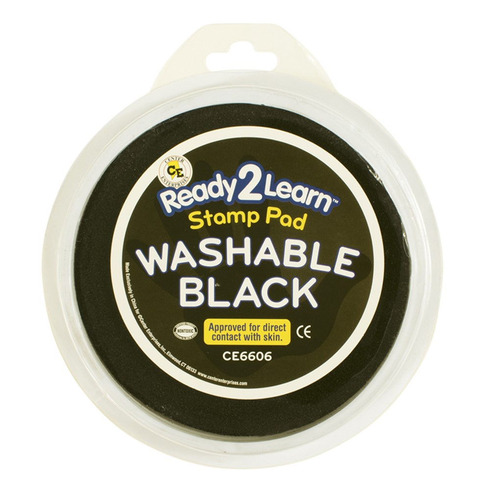 CE-6606 - Jumbo Circular Washable Pads Black Single in Paint