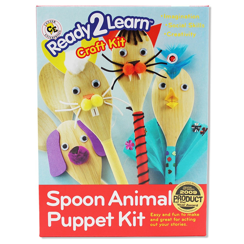 CE-6902 - Ready2learn Craft Kit Spoon Animals in Art & Craft Kits