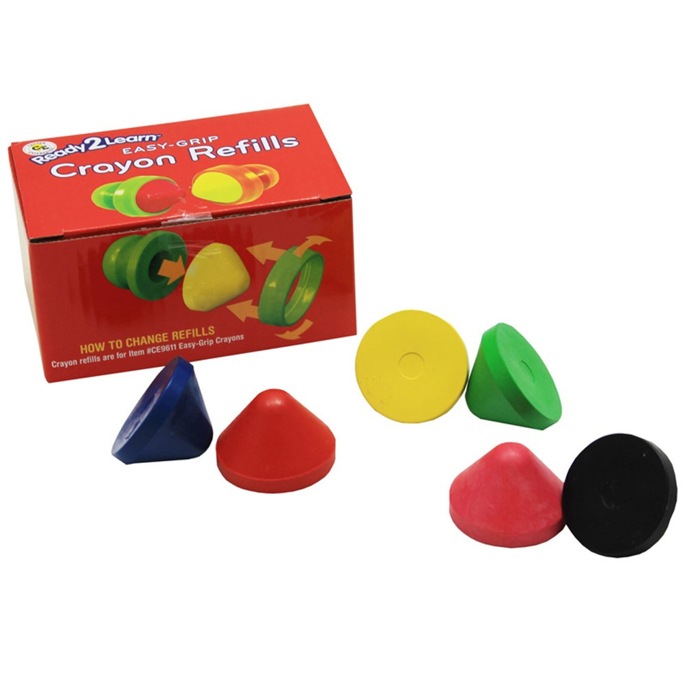 CE-6912 - Ready2learn Easy Grip Crayon Refills in Crayons