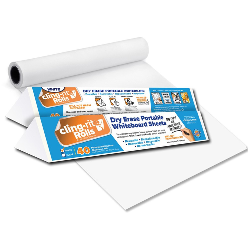 Cling-rite Economy Roll - CGS1003CLINGRITE | All Things Cling Ltd | Dry Erase Sheets