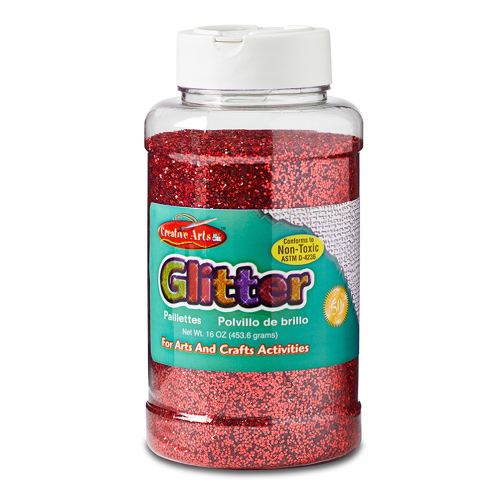 CHL41130 - Glitter 16 Oz Bottle Red in Glitter