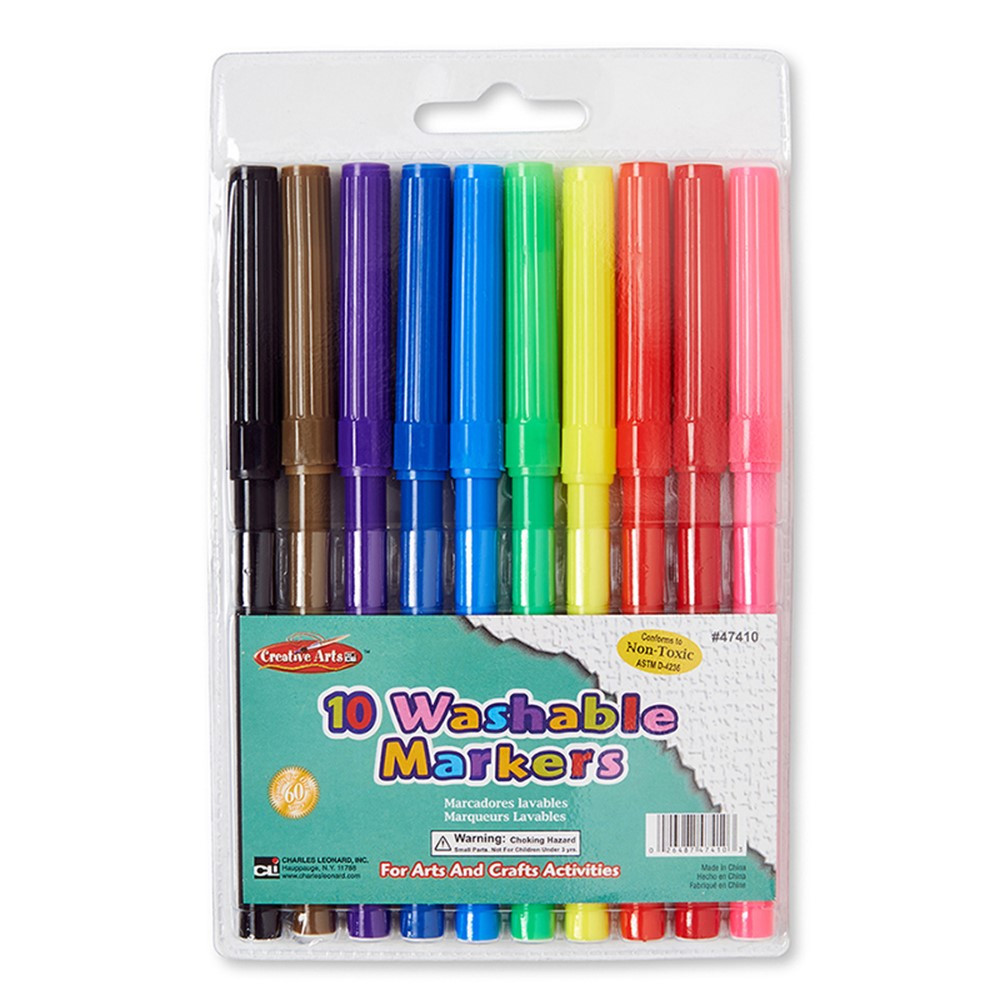 CHL47410 - Washable Markers 10 Color Set in Markers
