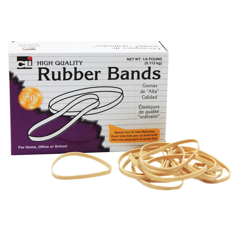 CHL56132 - Rubber Bands 3 X 1/32 X 1/8 1/4 Lb Box in Mailroom