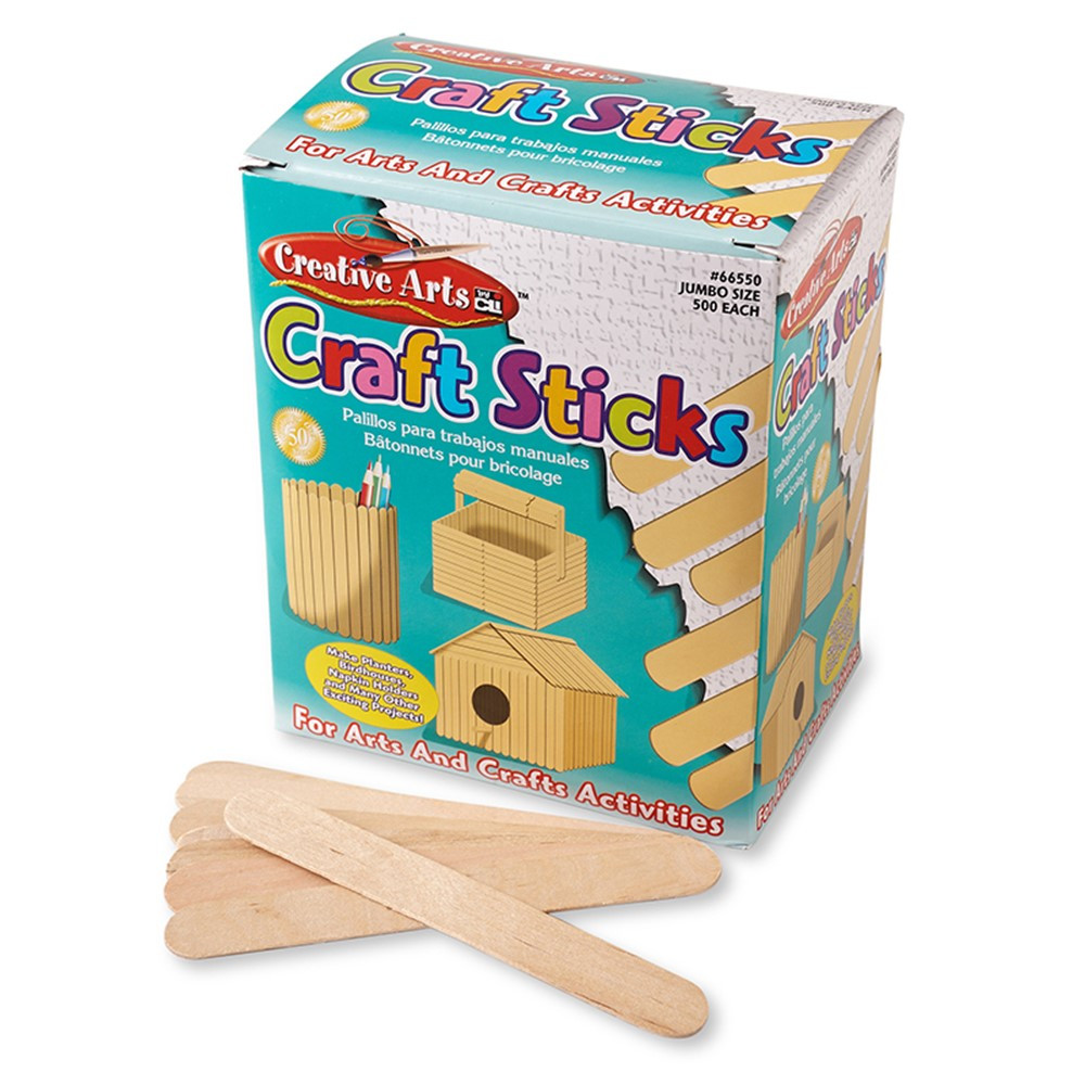 CHL66550 - Craft Sticks Jumbo Size in Craft Sticks