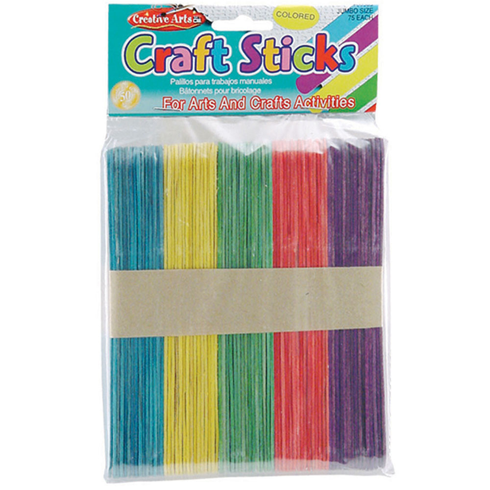 CHL66585 - Craft Sticks Jumbo Colored in Craft Sticks