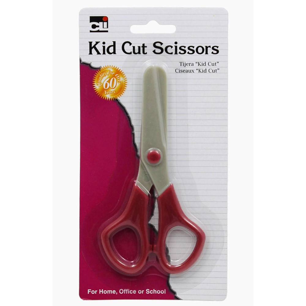 KidiCut 4.75 Spring-Assisted Plastic Safety Scissors