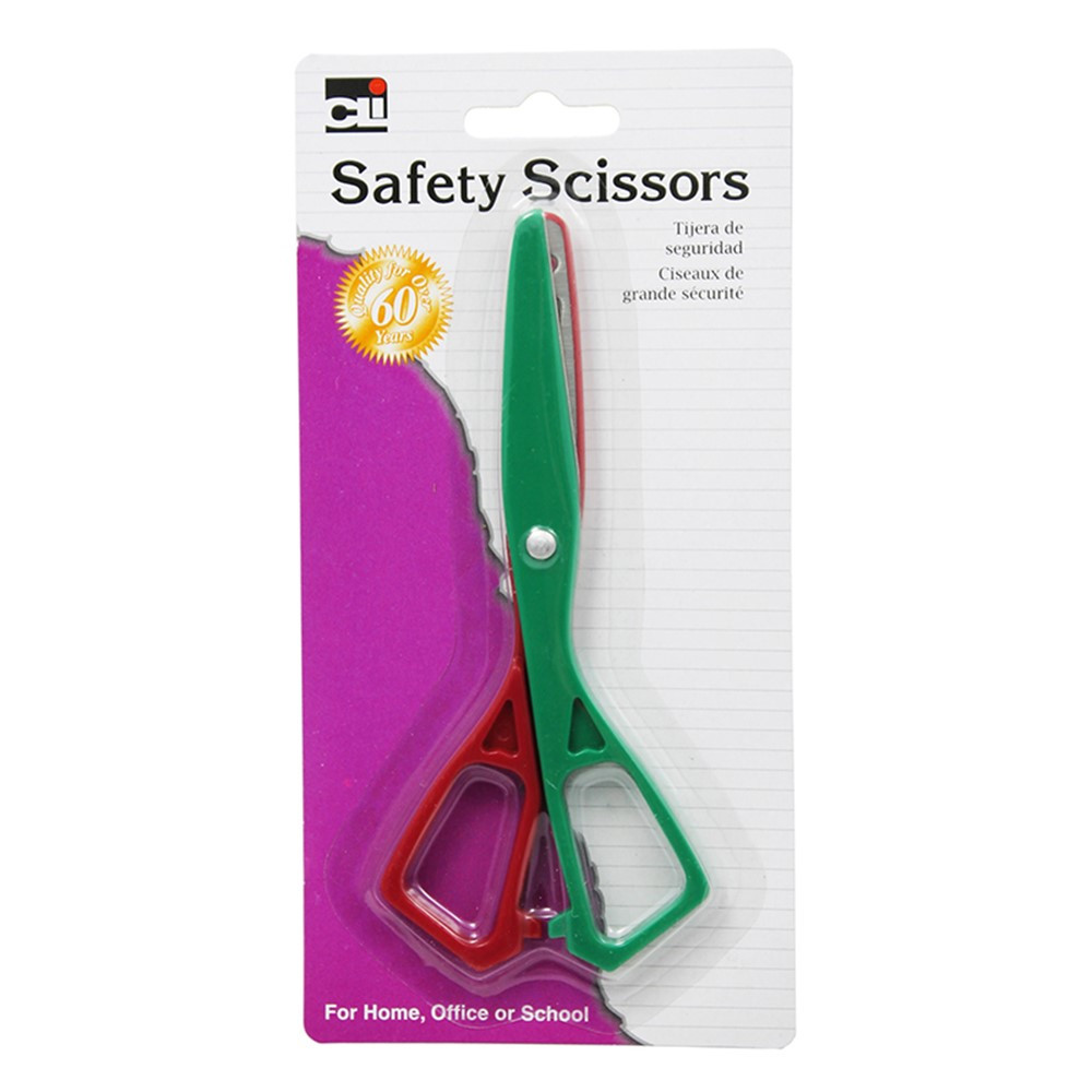 CHL80512 - Scissors Safety Plastic 5 1/2In Asst Colors in Scissors