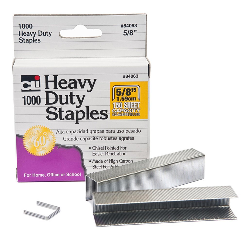 CHL84063 - Extra Heavy Duty Staples 5/8 in Staplers & Accessories