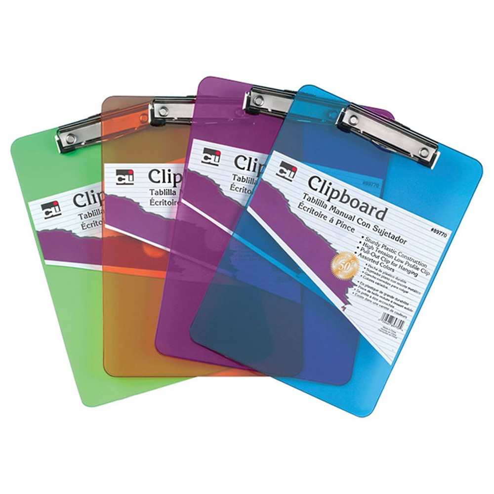 CHL89770 - Plastic Clipboards in Clipboards