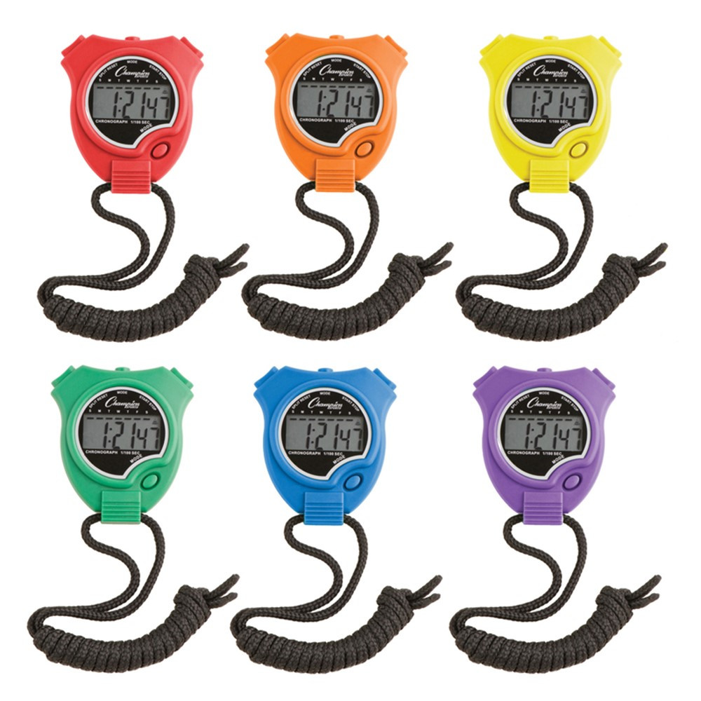 CHS910SET - Stop Watch 6Pk in Timers