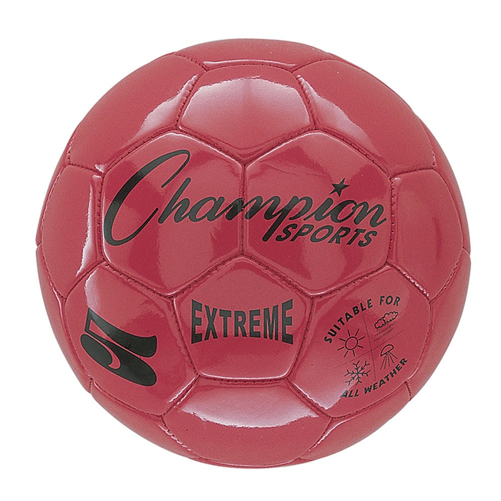 CHSEX5RD - Soccer Ball Size 5 Composite Red in Balls