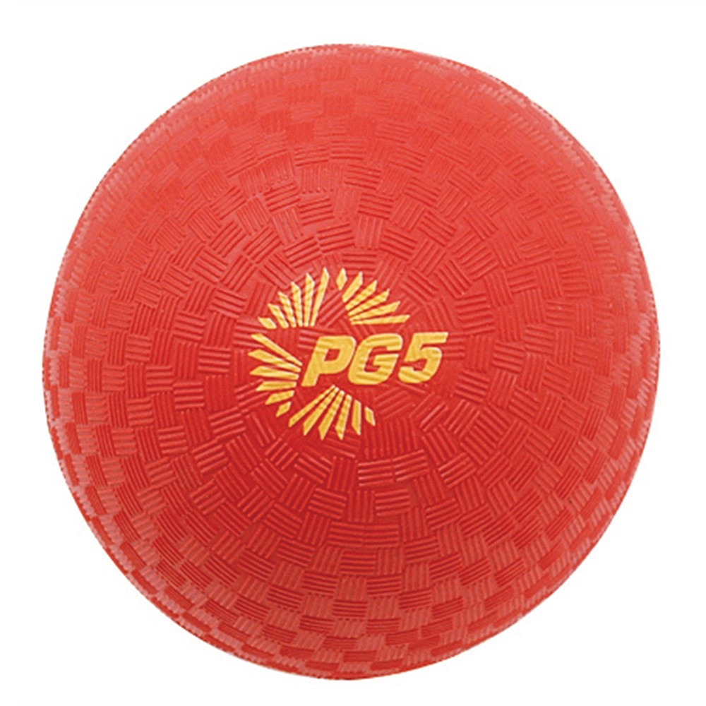Nylon wound 2-Ply Playground & kickball, 5" Diameter, Red - CHSPG5RD | Champion Sports | Balls