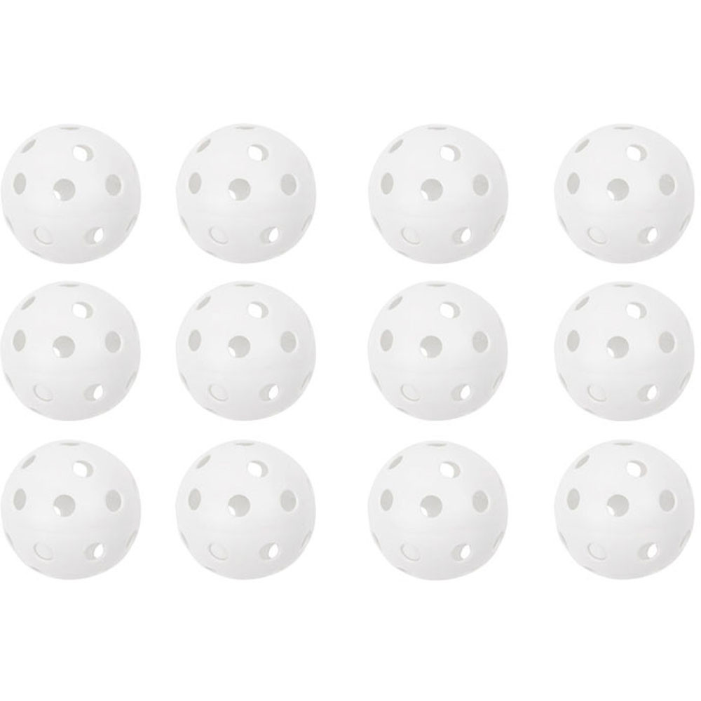 CHSPLSB - 12Pk White 12In Plastic Softball in Balls