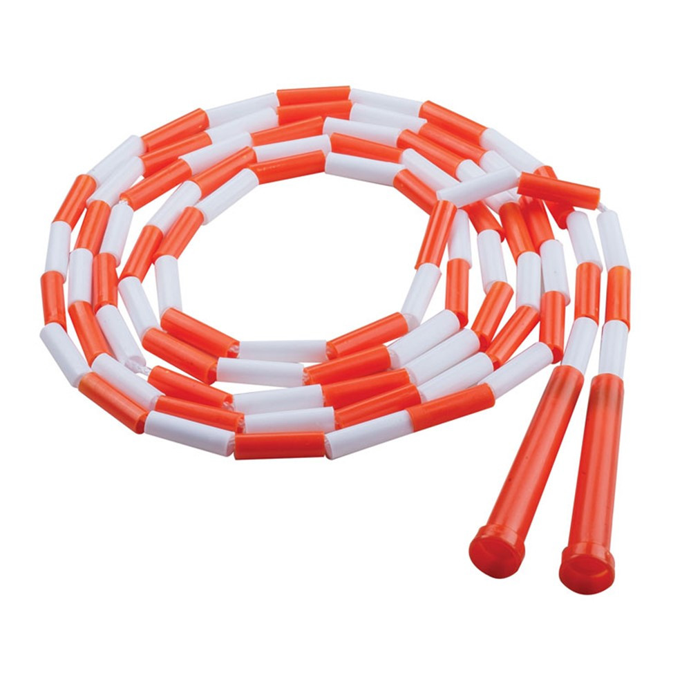 CHSPR10 - Plastic Segmented Ropes 10Ft Orange & White in Jump Ropes