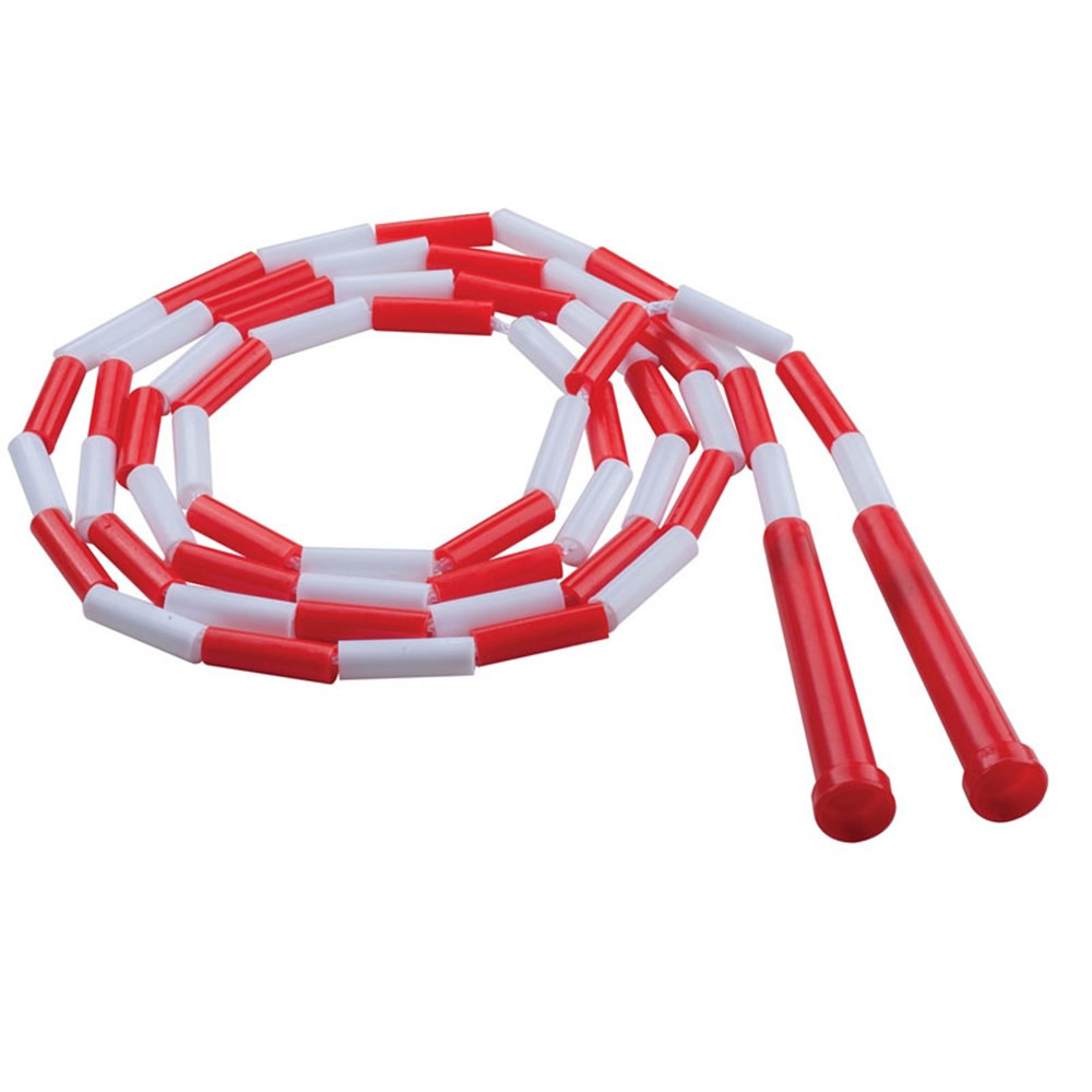 CHSPR7 - Plastic Segmented Ropes 7Ft Red & White in Jump Ropes