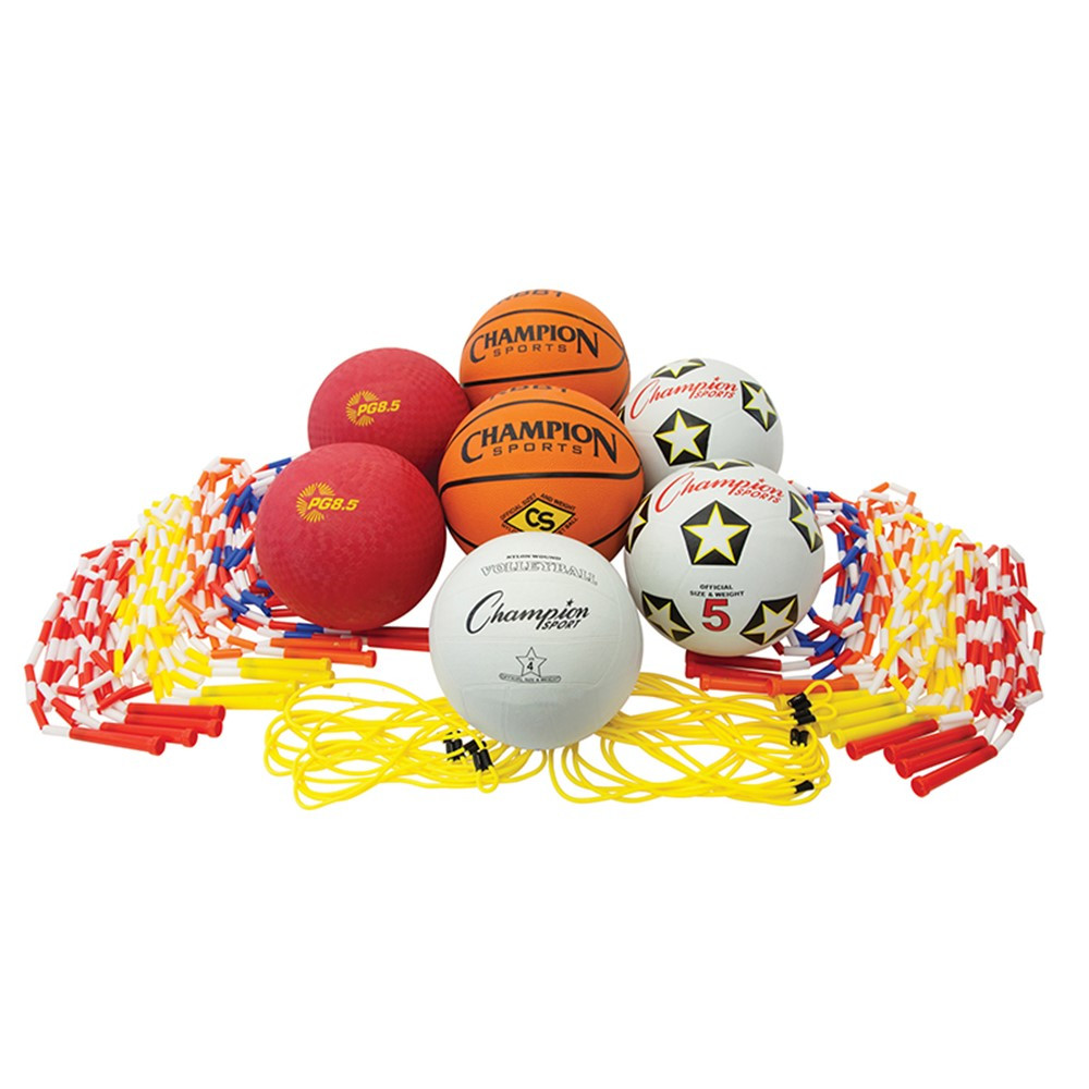 CHSUPGSET2 - Asstd Playground Balls & Jump Rope Set in Balls
