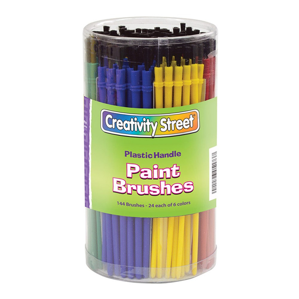 CK-5173 - Economy Brushes 144-Pk 24 Each Of 6 Colors in Paint Brushes