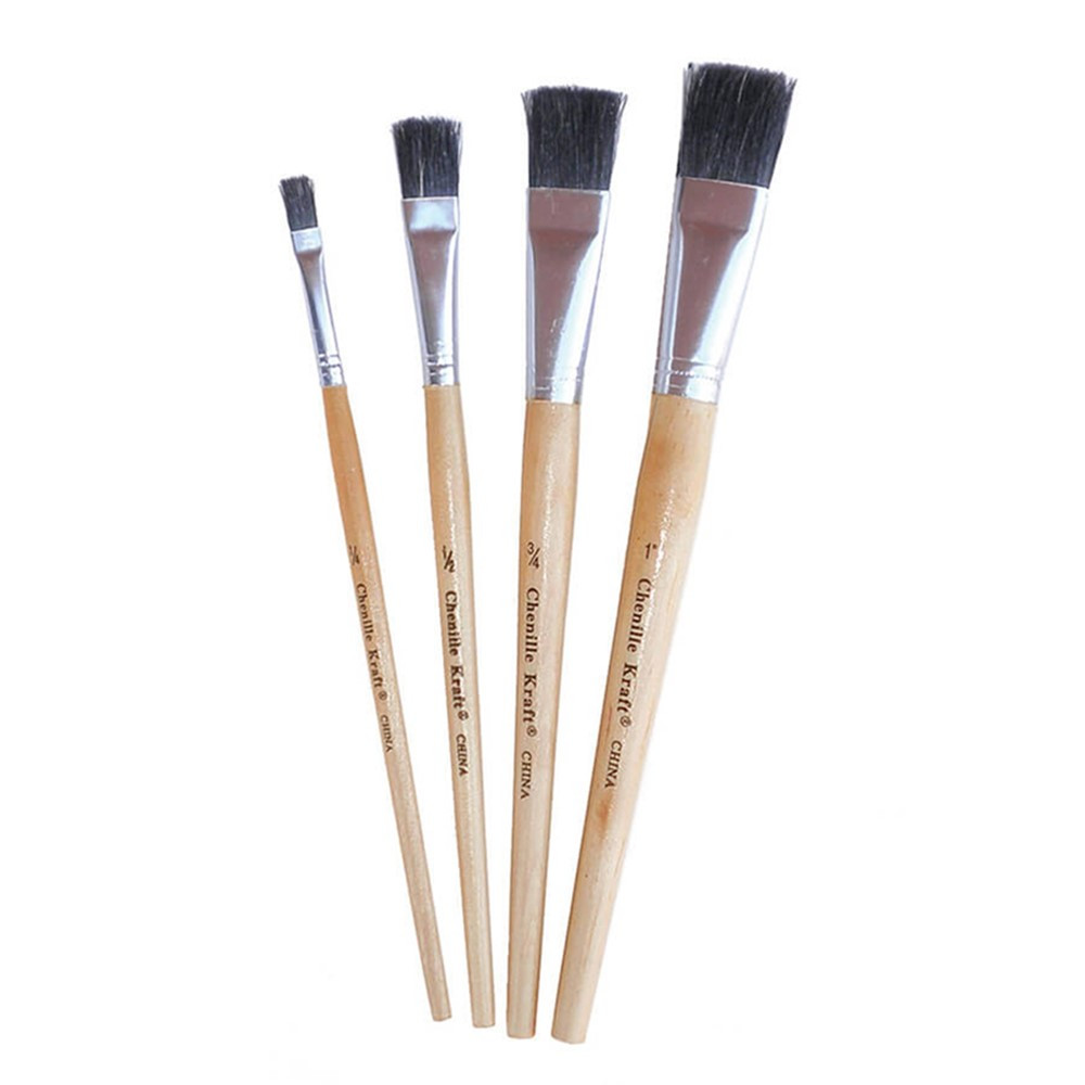 HDWXHXX Mini Canvas and Easel Brush Set 14 Piece, Canvas 4x4 Inches