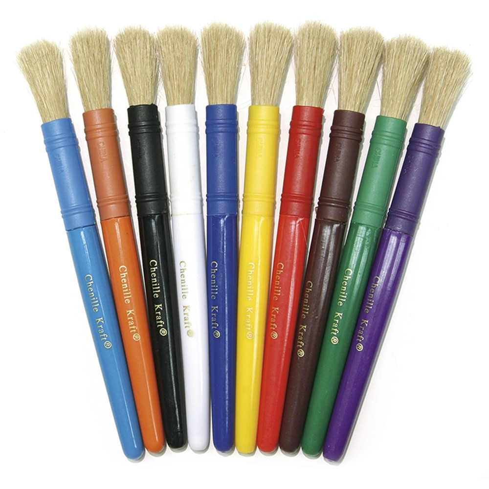CK-5900 - Colossal Brushes 10-Set Assorted Colors in Paint Brushes