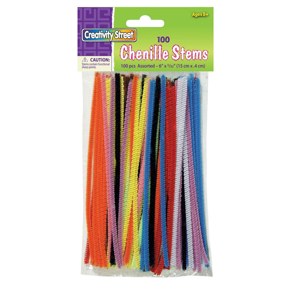 CK-710001 - Chenille Stems Assorted 6+ Stems in Chenille Stems