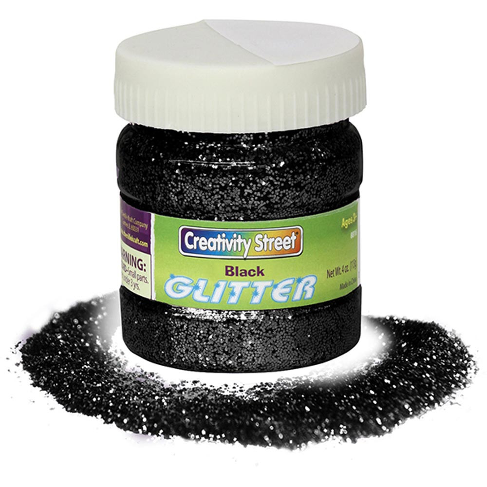 CK-8820 - Glitter 4 Oz. Black in Glitter