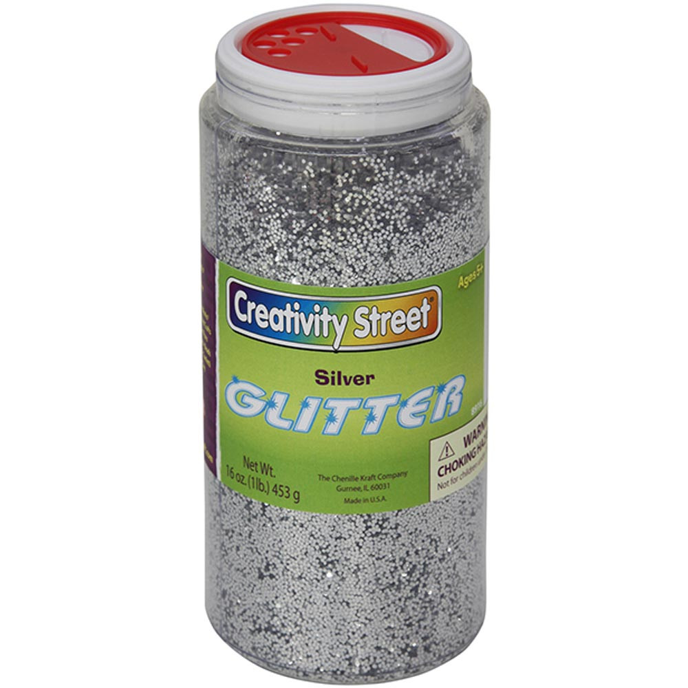 CK-8916 - Glitter 1 Lb. Silver in Glitter